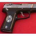 KSD Brand Ruger P85 - 89 Compatible Black Acrylic Customizable Grips 	KSD-00516