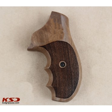 KSD Brand Ruger SP101 Compatible Walnut Grips Diamond	KSD-00521