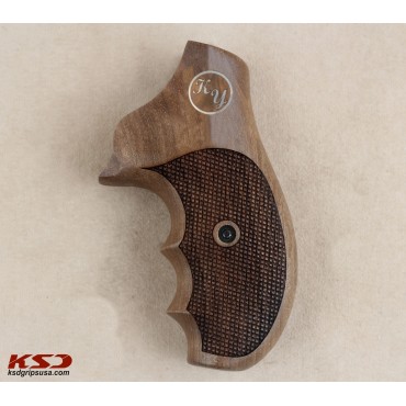 KSD Brand Ruger SP101 Compatible Walnut Customizable Grips Diamond	KSD-00526