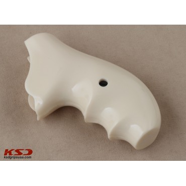 KSD Brand Ruger SP101 Compatible Ivory Acrylic Grips	KSD-00544