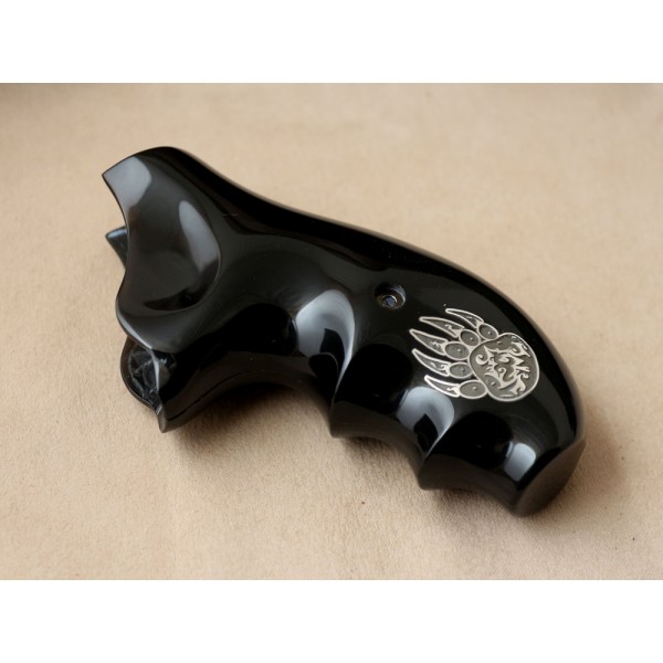 KSD Brand Ruger SP101 Compatible Black Acrylic Customizable Grips	KSD-00527