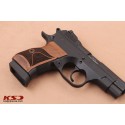 KSD Brand Sarsılmaz AR-24K Compatible Walnut Grips Double-Checkering 	KSD-00806