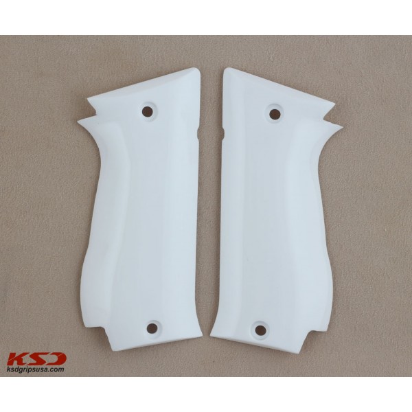 KSD Brand Sarsılmaz K 2 45 Compatible White Acrylic Grips	KSD-00782