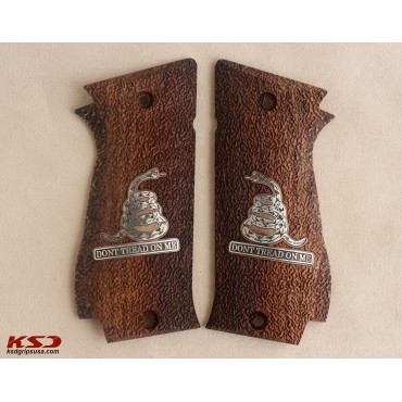 KSD Brand Sarsılmaz K 2 45 Compatible Walnut Customizable Grips Striped(Full)	KSD-00787