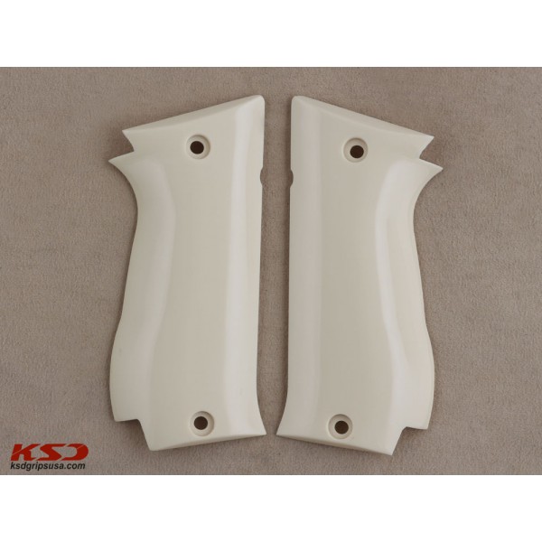 KSD Brand Sarsılmaz K 2 45 Compatible Ivory Acrylic Grips	KSD-00783