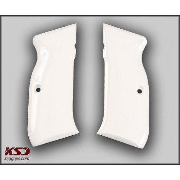 KSD Brand Sarsılmaz Kılınç 2000 Light, P8L Compatible White Acrylic Grips	KSD-00792