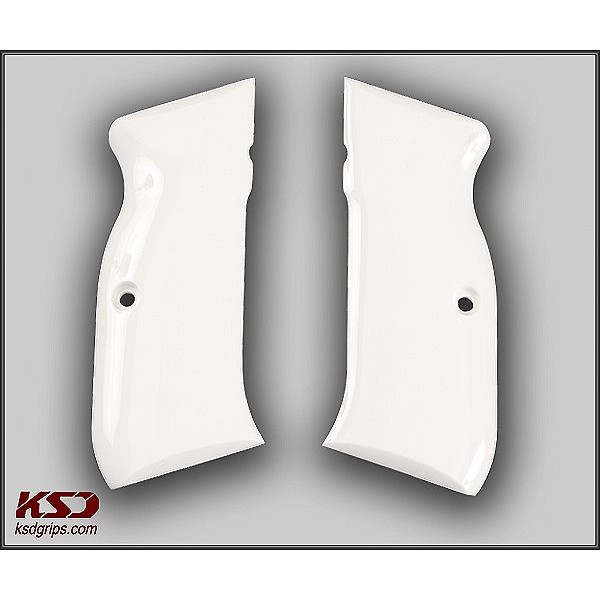 KSD Brand Sarsılmaz Kılınç 2000 Light, P8L Compatible White Acrylic Grips	KSD-00792