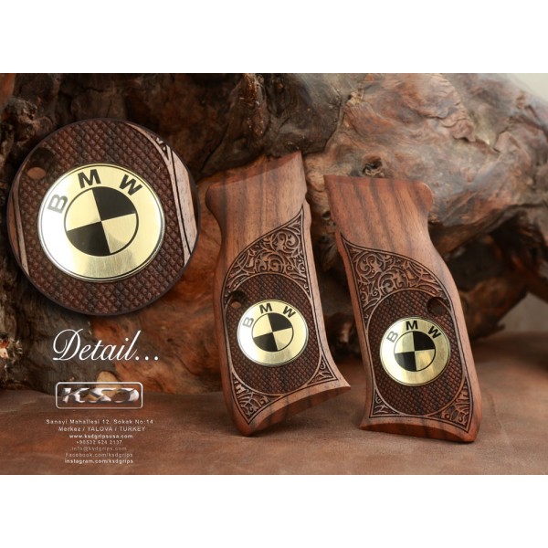 KSD Brand Sarsılmaz Kılınç 2000 Light, P8L Compatible Walnut Grips Framed	KSD-00823