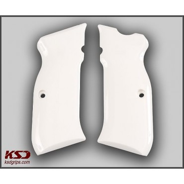KSD Brand Sarsılmaz Kılınç 2000 Mega / B6 Hawk Compatible White Acrylic Grips	KSD-00798