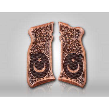 KSD Brand Sarsılmaz Kılınç 2000 Mega / B6 Hawk Compatible Walnut Grips Framed	KSD-00835