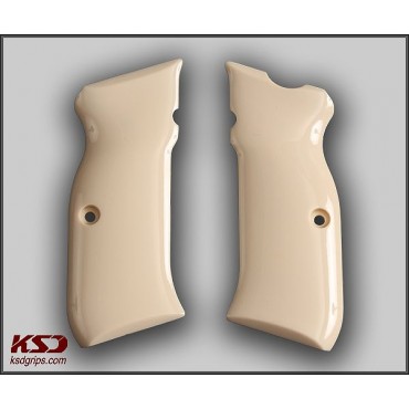 KSD Brand Sarsılmaz Kılınç 2000 Mega / B6 Hawk Compatible Ivory Acrylic Grip	KSD-00797