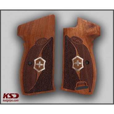 KSD Brand SIG P210-1/-4 /-5/-6/ DK M49 With Lanyard Ring Compatible Walnut Grip 	KSD-00683