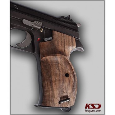 KSD Brand SIG P210-1/-4 /-5/-6/ DK M49 With Lanyard Ring Compatible Walnut Grip	KSD-00729