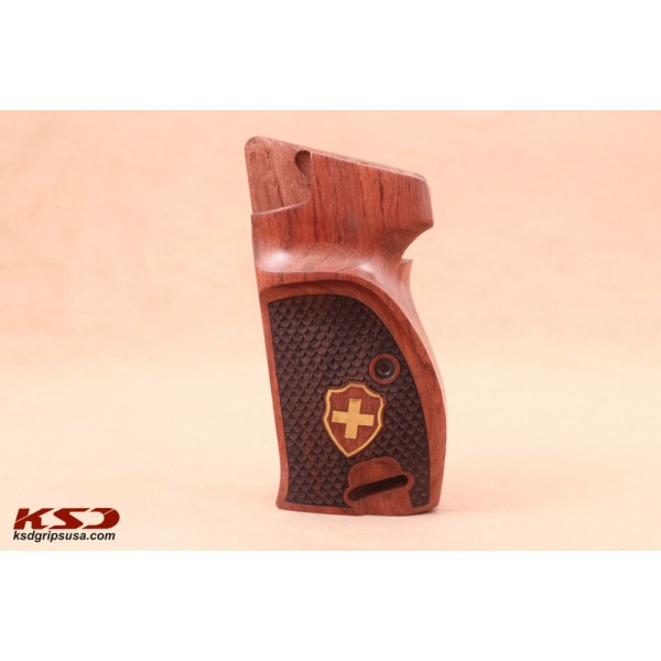 KSD Brand SIG P210-1/-4 /-5/-6/ DK M49 With Lanyard Ring Rosewood Custom Grip	KSD-00685