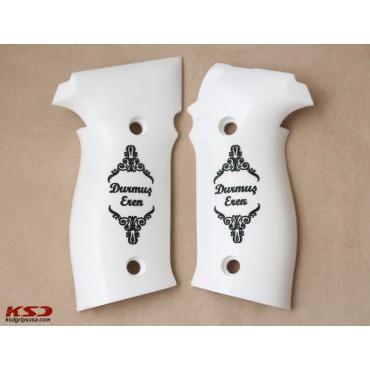 KSD Brand Sig Sauer P226 /SL /Sport I/ II/II SL/II SL PPC White Acrylic Grip	KSD-00913