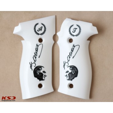 KSD Brand Sig Sauer P226 /SL /Sport I/ II/II SL/II SL PPC White Acrylic Grip	KSD-00960