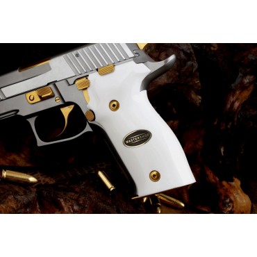 KSD Brand Sig Sauer P226 /SL /Sport I/ II/II SL/II SL PPC White Acrylic Grip	KSD-00962