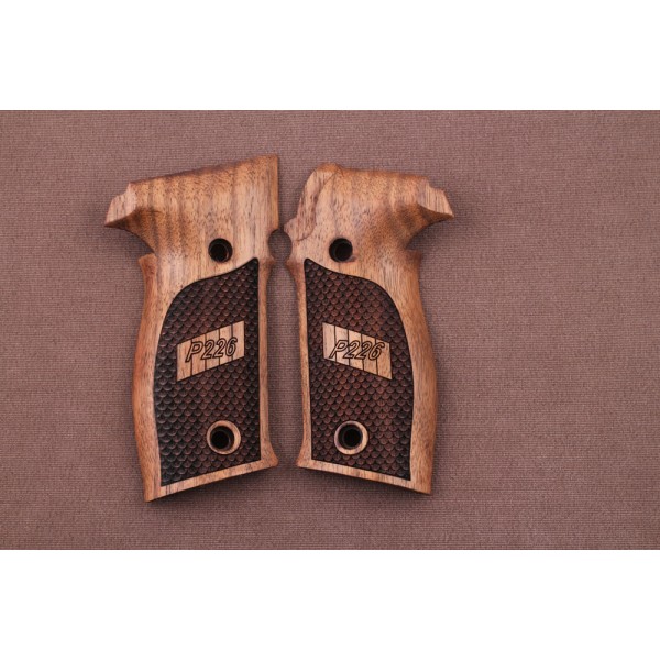 KSD Brand Sig Sauer P226 /SL /Sport I/ II/II SL/II SL PPC Compatible Walnut Grip	KSD-00975