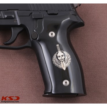 KSD Brand Sig Sauer P226 /SL /Sport I/ II/II SL/II SL PPC Black Acrylic Grip	KSD-00896