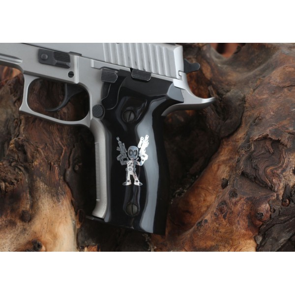 KSD Brand Sig Sauer P226 /SL /Sport I/ II/II SL/II SL PPC Black Acrylic Grip	KSD-00915