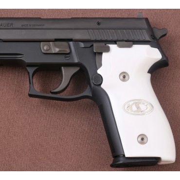 KSD Brand Sig Sauer P228 / P229 Compatible White Acrylic Grips	KSD-00874