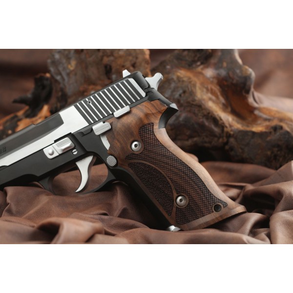 KSD Brand Sig Sauer P228 / P229 Compatible Walnut Grips Double-Checkering	KSD-00839