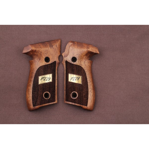 KSD Brand Sig Sauer P228 / P229 Compatible Walnut Customizable Grips Stripled	KSD-01006