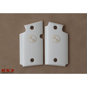 KSD Brand Sig Sauer P938 Compatible White Acrylic Customizable Grips	KSD-00847