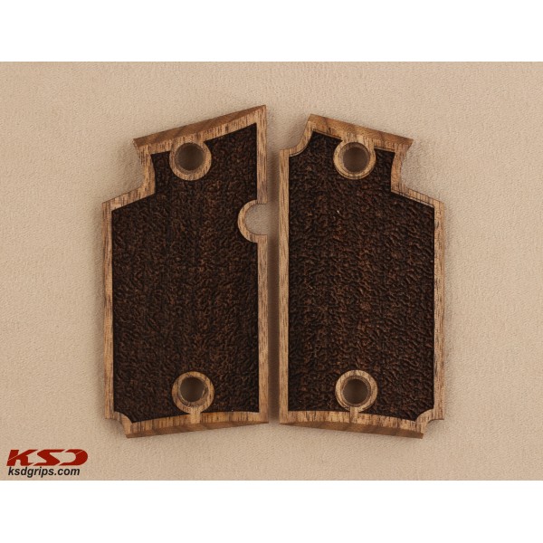 KSD Brand Sig Sauer P938 Compatible Walnut Grips Striped(Full)	KSD-00843