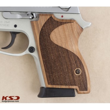 KSD Brand Smith Wesson CS45 Compatible Walnut Grips Stripled	KSD-00143