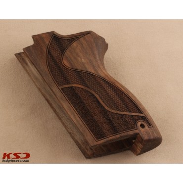 KSD Brand Smith Wesson CS9 Compatible Walnut Grips Double-Checkering	KSD-00182