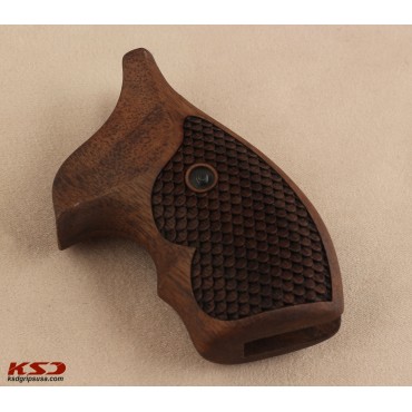 KSD Brand Smith Wesson J Frame Round Butt Models Compatible Walnut Grip	KSD-00206