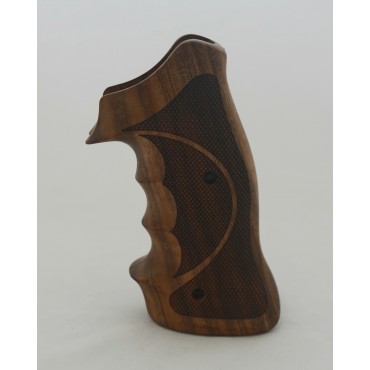 KSD Brand Smith Wesson K/L - Frame Square Butt Compatible Walnut Grips Diamond	KSD-00202