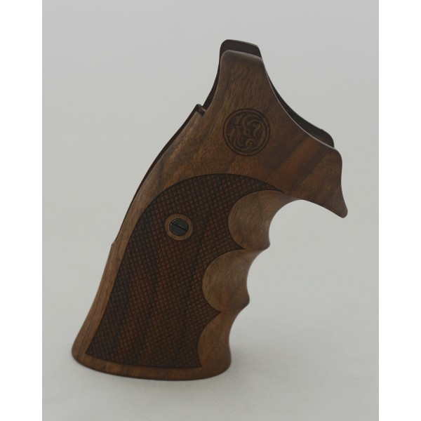 KSD Brand Smith Wesson K/L - Frame Square Butt Compatible Walnut Grips	KSD-01509