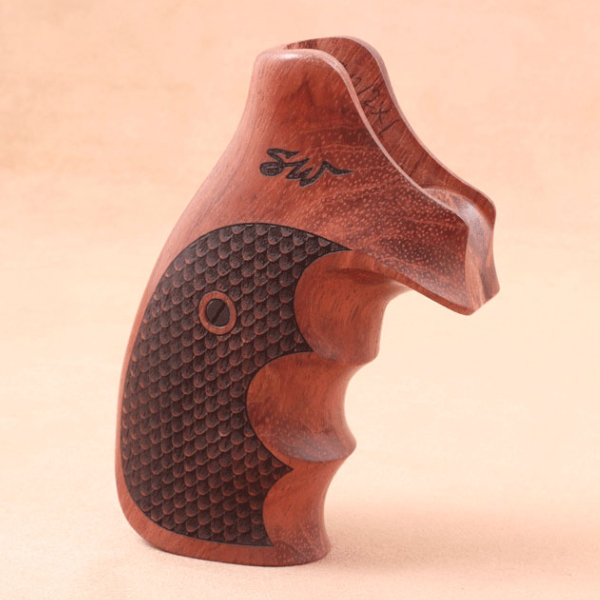 KSD Brand Smith Wesson K/L/X - Frame Round Butt Compatible Rosewood Grip	KSD-00126