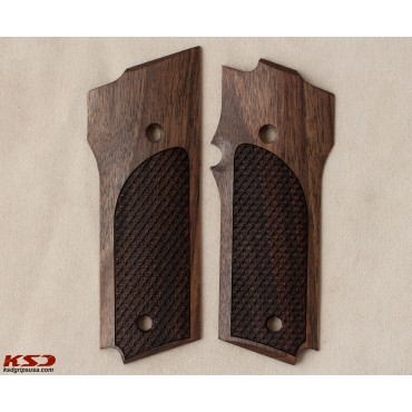 KSD Brand Smith Wesson Mod 59 Compatible Walnut Grips Dragon Skin	KSD-00165