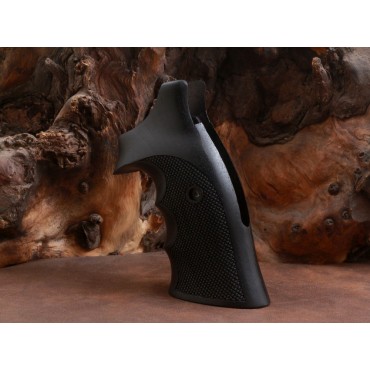 KSD Brand Smith Wesson N Frame Round Butt Compatible Walnut(Black Painted) Grip	KSD-00219