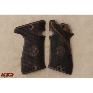 KSD Brand Star Bonifacio Model F 22 Compatible Walnut Grips Diamond	KSD-01037