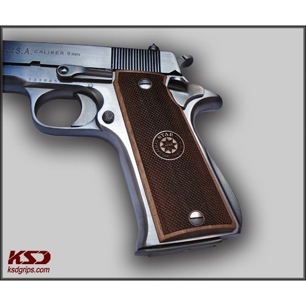 KSD Brand Star SUPER B Compatible Walnut Grips Diamond	KSD-01034