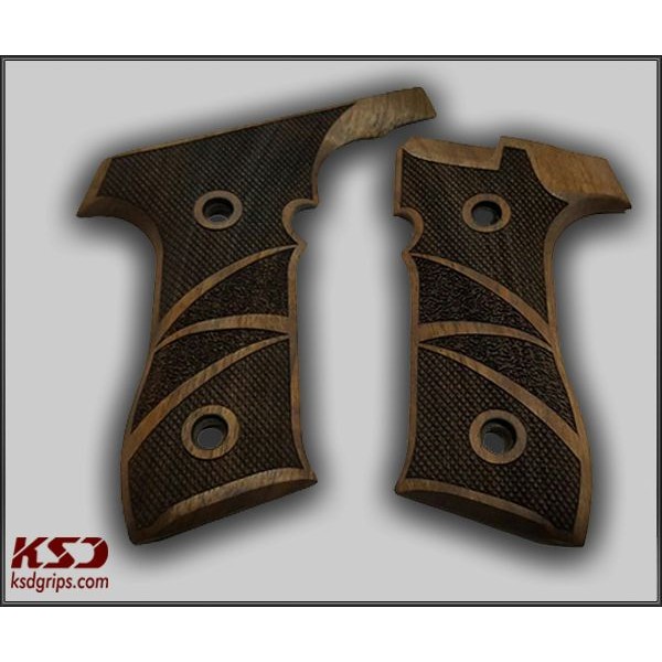 KSD Brand Tisaş Zigana T Compatible Walnut Grips Double-Checkering	KSD-01020