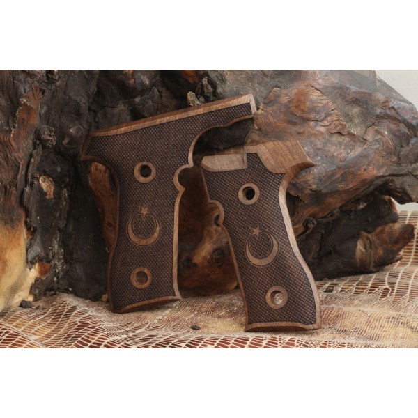 KSD Brand Tisaş Zigana T Compatible Walnut Grips Diamond	KSD-01022