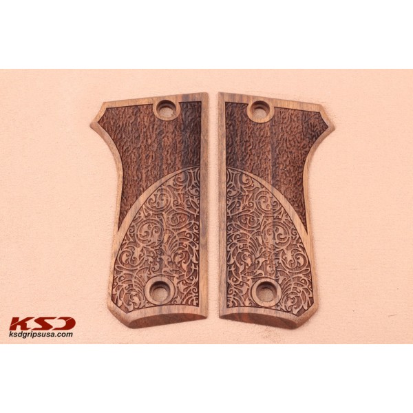 KSD Brand Unique RR 51 (Kapalı Fransız Onlusu) Compatible Walnut Grip	KSD-00548