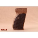 KSD Brand Walther P38 Compatible Walnut Grips Dragon Skin 	KSD-01223