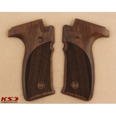 KSD Brand Zastava EZ9 / E40 Compatible Walnut Grips Diamond 	KSD-01057