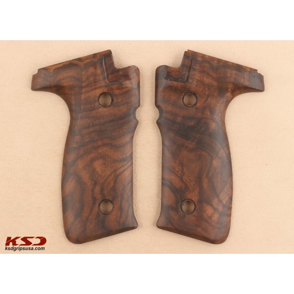 KSD Brand Zastava EZ9 / E40 Compatible Root Walnut Grips 	KSD-01060